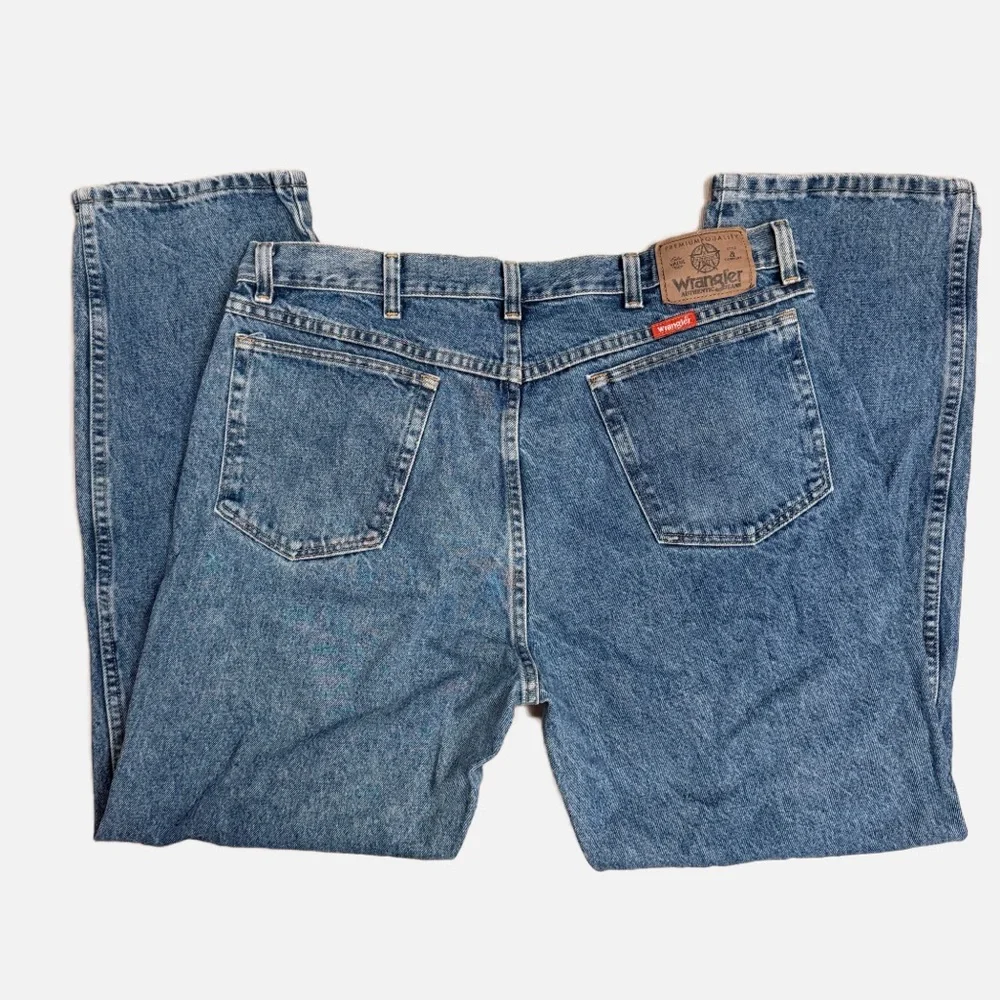 Wrangler Relaxed Fit Jeans Men's 38x30 Western Workwear Bloke Indie Sleaze Retro